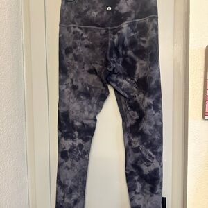 lululemon athletica Tie-Dye Leggings - Black and Gray